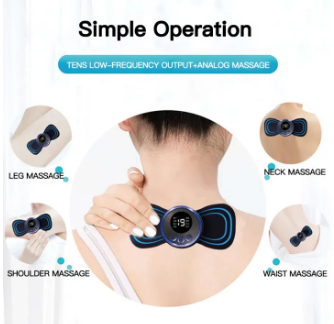 Mini Body Massager Pulse Neck Pain Relief Ems