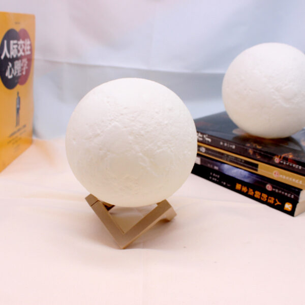 Led Moon Ball Lamp – 3d Printed Lunar Lamp Colorful