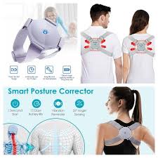 Adjustable Spine Back Support Posture Sensor Belt (random Color)